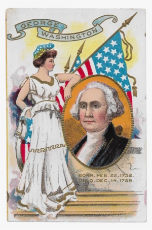 Vintage Patriotic George Washington & Lady Liberty - 1986x1986 PNG ...