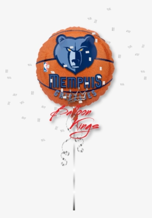 Memphis Grizzlies - 18" Nba Memphis Grizzlies Basketball - Mylar Balloons