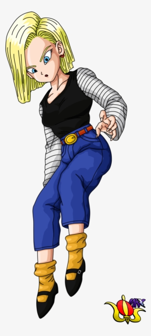 Android 18 Flying Render By Madmaxepic - Dbz Android 18 Render