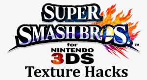 Smash 3ds Texture Hack Thread - Super Smash Bros For Nintendo Switch Logo