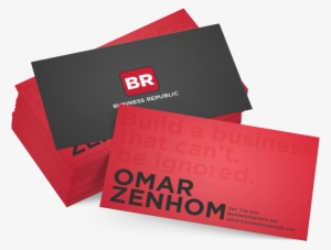 Omar Business Card Rendered - Event Host Business Card
