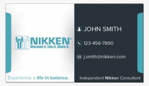 Independent Nikken Consultant Business Cards Lifeinbalancetools - Nikken Business Cards