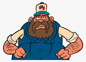 Grandpa Christopher Columbus Uncle Driver Truck - Cartoon Truck Driver Png
