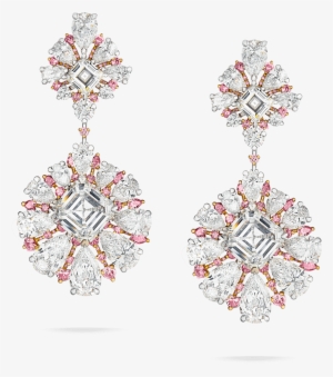 Radiance Pink Diamond Earrings 09 01 1143 Copy - Snö Örhängen Rosa