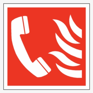 Fire Phone Symbol Safety Sign - Fire Signs