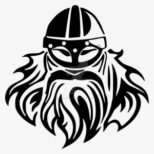 Mascot Drawing Viking Banner Freeuse - Viking Transparent