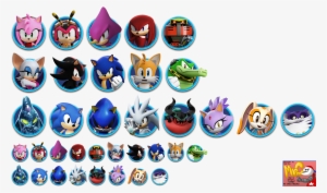 Click For Full Sized Image Character Icons - Sonic Forces Speed Battle Characters