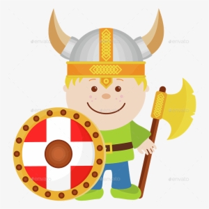 Images/01 Silver Axe 300 Dpi - Cartoon-wikinger-schild Papierserviette