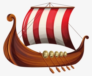 Vector Black And White Download Png Transparent Images - Viking Ship Vector Png