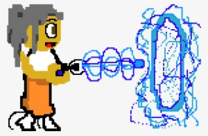 Master Of The Portal Gun - Pixel Art