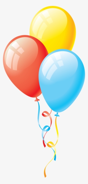 Blue And Yellow Balloon Png - Cartoon Balloons Png