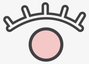 Eyebrow & Eyelashes - Circle