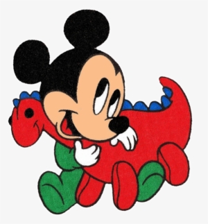 Share This Image - Baby Mickey Mouse In Red