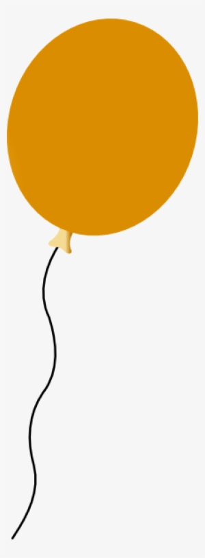 Orange Balloons Clip Art