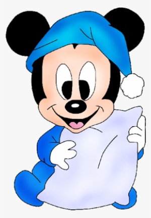 A Girl Clipart Baby Boy - Mickey Mouse Bebe Png