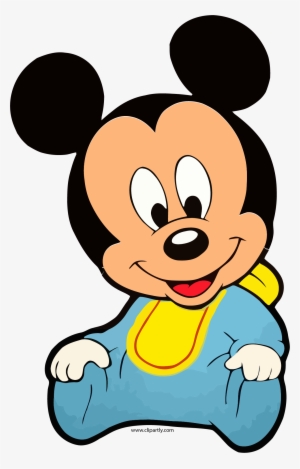 Baby Mickey Front View Clipart Png - Mickey Baby Disney