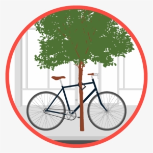 A Bike Locked To A Tree - Del Sol Projekt