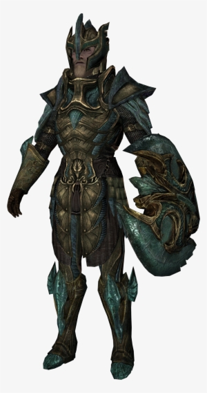 Skyrim Character Png Svg Royalty Free Stock - Glass Armor Skyrim