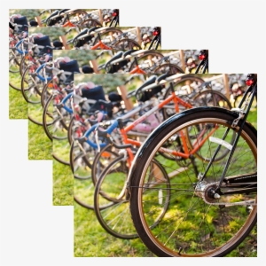 Bikerack Sq Cards - Cycling