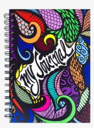 "my Journal" Colored Spiral Notebook Journal 200 Lightly - My Journal Cover