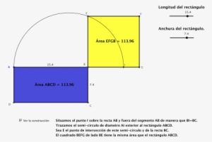 Un Rectángulo Y Un Cuadrado Con La Misma Área - Cuadrado Es Un Rectangulo