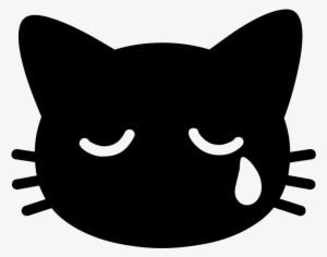 Android Emoji 1f63f - Cat Love Emoji Png