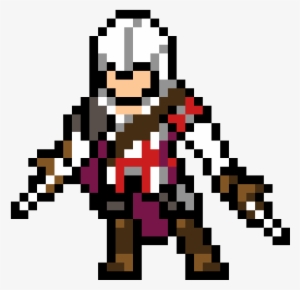 Ezio From Assassin's Creed Ii - Pixel Art Assassin's Creed Unity
