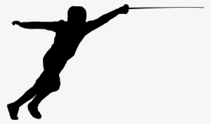 Big Image - Fencing Sport Clip Art