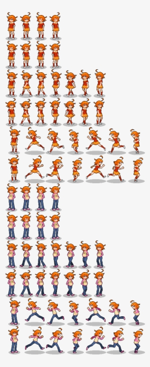 Miley Virisse All Sprites - Cherry Tree High Comedy Club Sprites