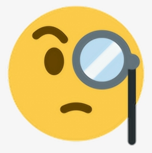 Detective Eyeglass Glasses Old Emoji Wise Emoticon