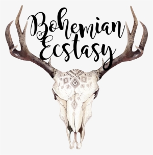 Bohemian Antlers Png Image Free - Southern Design State Saying Print