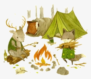 Common Rebels Camping Friends Night Light