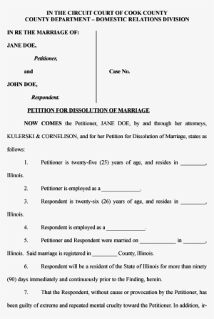 Law Firm Of Kulerski And Cornelison - Does A Divorce Decree Look Like