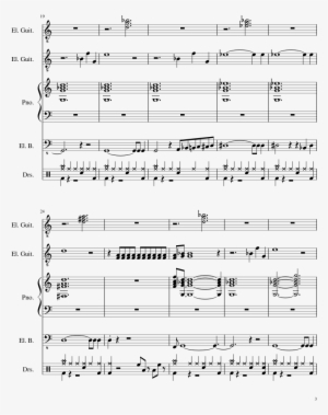 Shine On You Crazy Diamond Sheet Music 3 Of 7 Pages - Shine On You Crazy Diamond