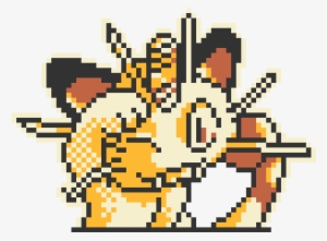 Meowth - Pokemon Sprites Cross Stitch