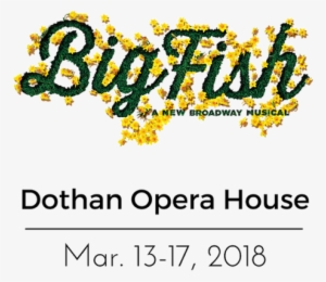 Unless Otherwise Stated, Photo Provided By Southeast - Big Fish Broadway Logo