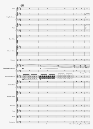 Shine On You Crazy Diamond Pt 1-5 Sheet Music Composed - Shine On You Crazy Diamond Part 3 Sheet