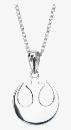 Womens Sterling Silver Rebel Alliance Necklace