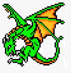 Green Dragon - No Copyright Pixel Art