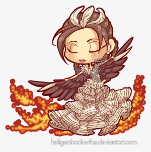 Chibi Katniss Chibi Characters, Hunger Games Cast, - Chibi Hunger Games Katniss