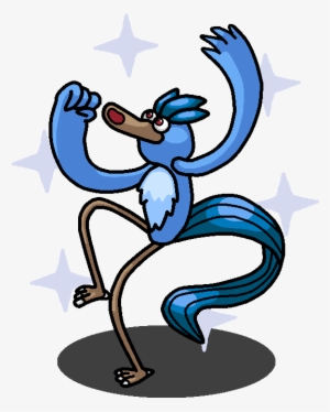 Clip Art Freeuse Library Mordecai Regular Show By - Mordecai