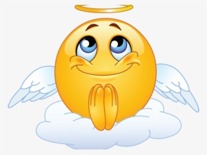 Emoji Face Clipart Angel - Angel Emoticon