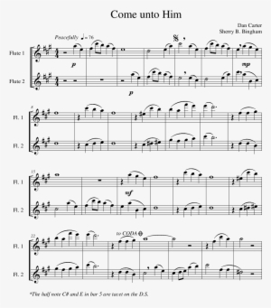 Sheet Music Picture - Oh Holy Night Pdf Flute