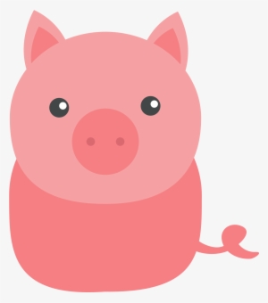 Cute Pig Art - Icon Cartoon Pig Png