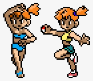 Pokemon Trainer Misty - Misty Pokemon Red