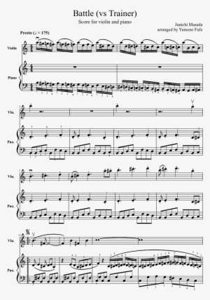 Battle Sheet Music Composed By - Sheet Music