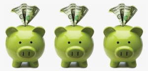 Nj Solar Energy Savings - Green Piggy Bank With Money