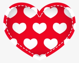 Red Heart With Hearts Png Clip Art Image - Suzuki Brake Rotor Spacers