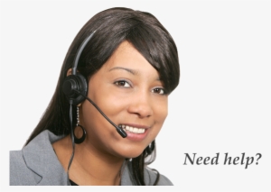 Receptionist With Phone Headset - Black Receptionist On Phone