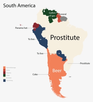 The Most Googled Products In Every Country In One Crazy - South America Iq Map